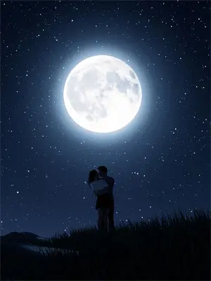 愿我如星君如月 夜夜流光相皎洁翻译